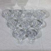 Baccarat – 9 Verres à vin blanc Modèle Missouri