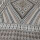 Hand-woven margoum rug in natural wool