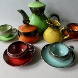 Service à café Keraluc Quimper France, 4 tasses