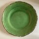 Plate Dieulefit in glazed stoneware with flutes Etienne Noel 1950