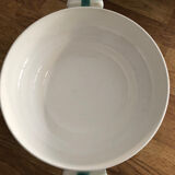 Givors earthenware tureen green tiles