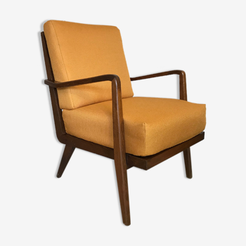 Vintage armchair in Scandinavian style cocktail shape