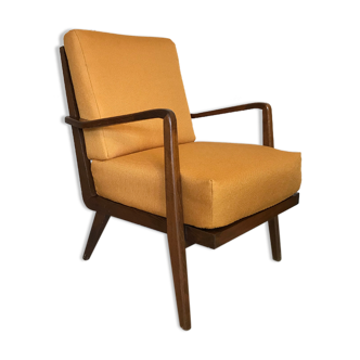 Vintage armchair in Scandinavian style cocktail shape