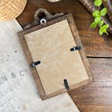 antique carved wooden photo frame