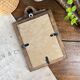 antique carved wooden photo frame