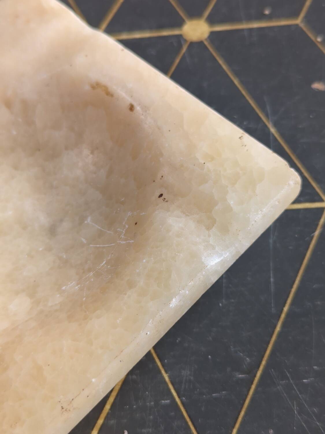 Alabaster ashtray from the 60s