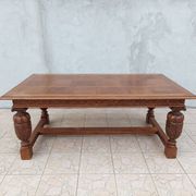 Renaissance style oak table