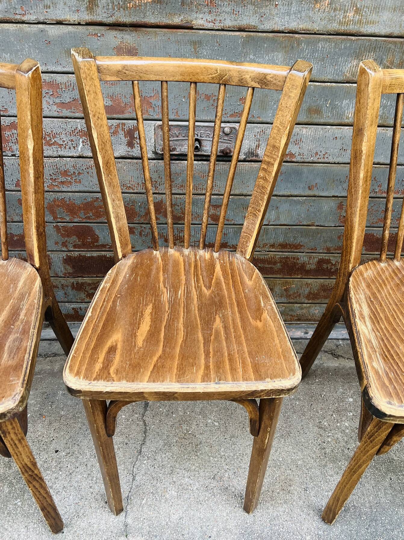 (Lot) 5 Baumann chairs model 83