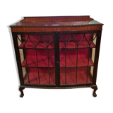 English mahogany showcase