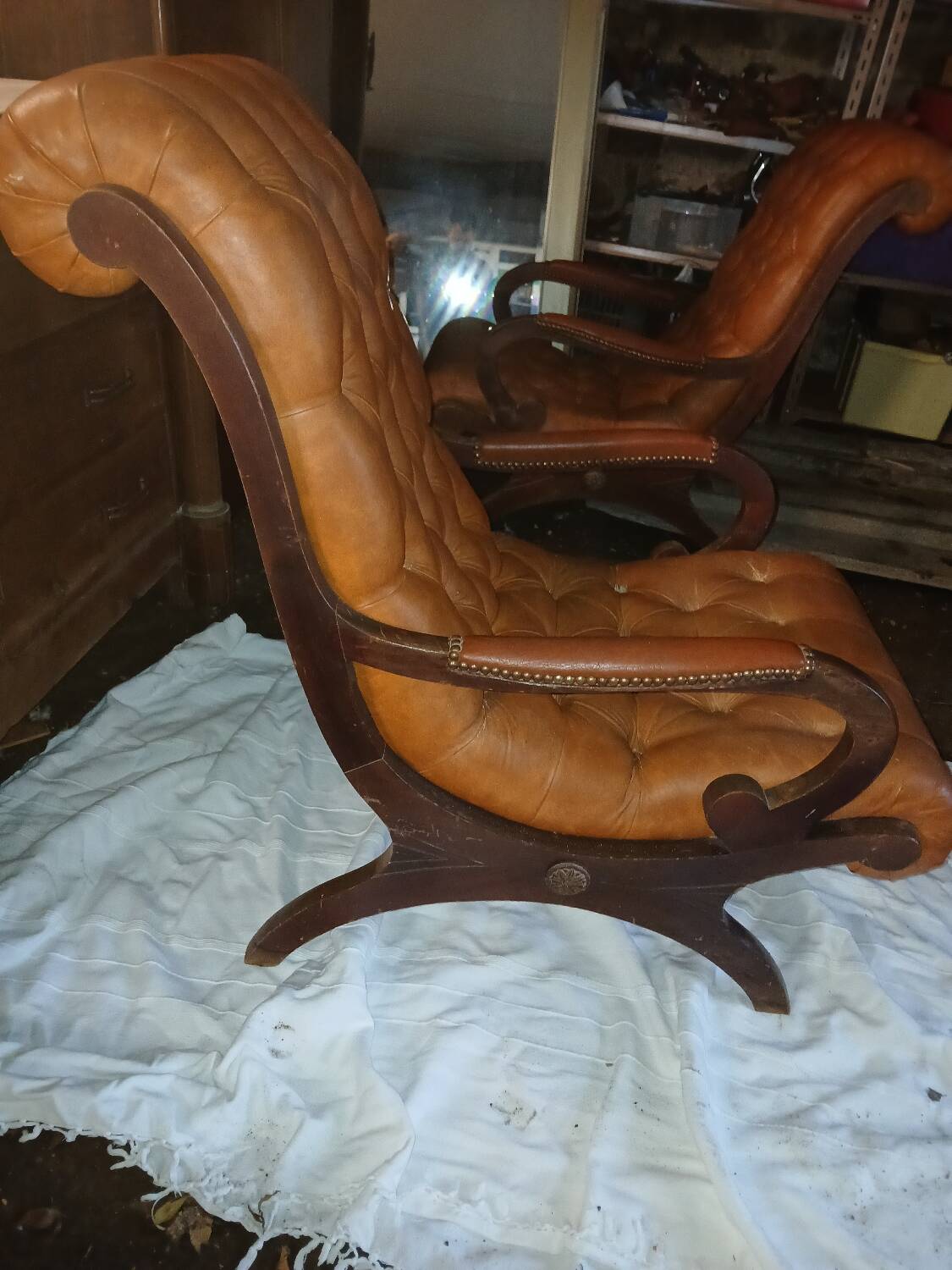 Chesterfield armchair