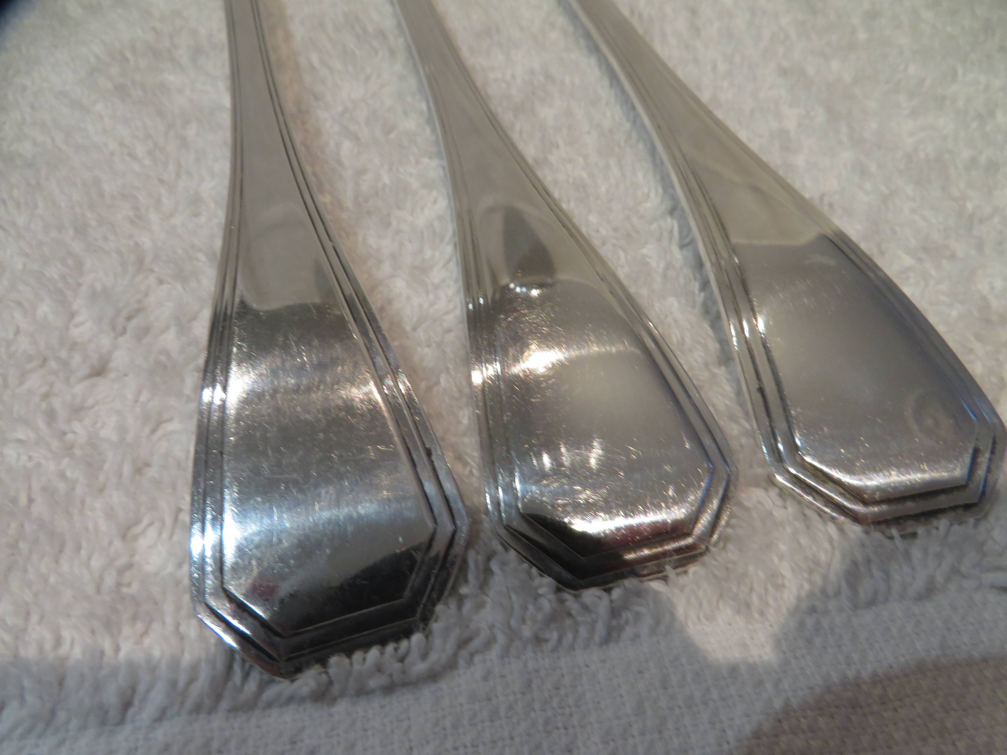 Christofle America silver plated serving or stewing fork