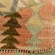 Red & Cream Turkish Kilim Rug 148x223Cm SK 35162
