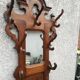 free-standing locker room in solid oak 1900