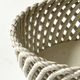 handwoven ceramic bowl/table centrepiece, Italy circa 1970