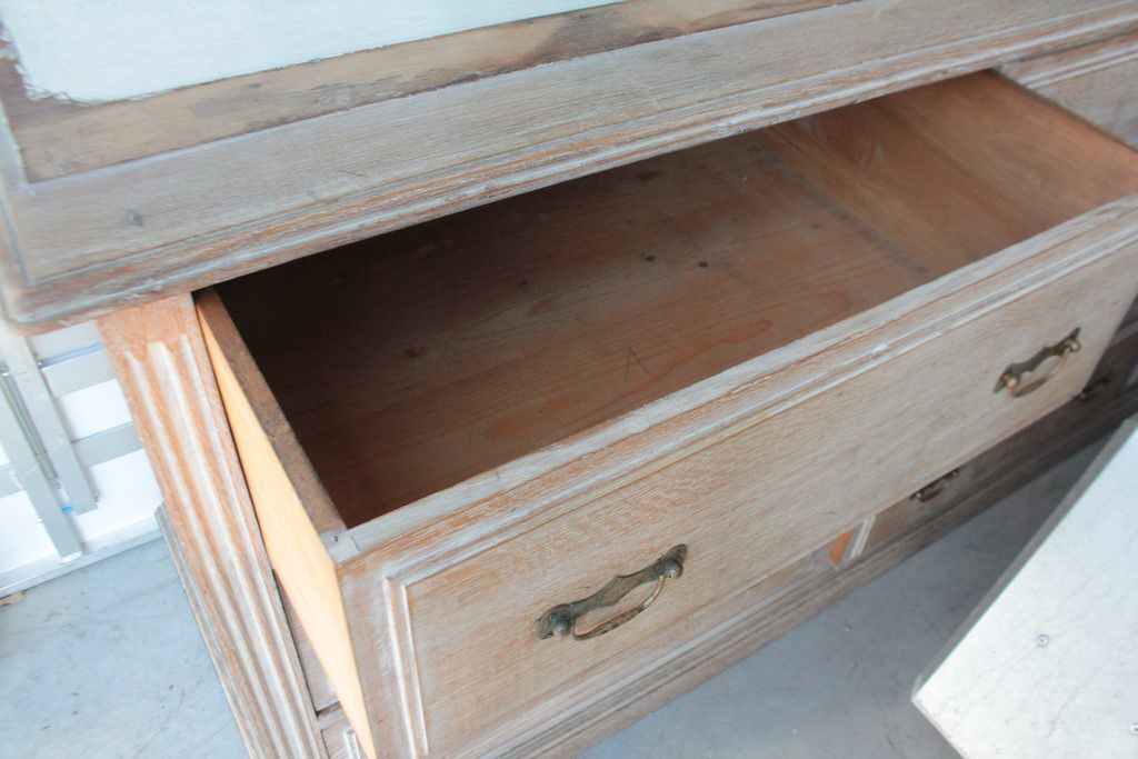 Trade furniture ceruse oak 12 drawers
