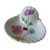 Old porcelain soap holder of Paris floral decoration anemone retro bathroom