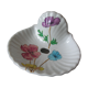Old porcelain soap holder of Paris floral decoration anemone retro bathroom