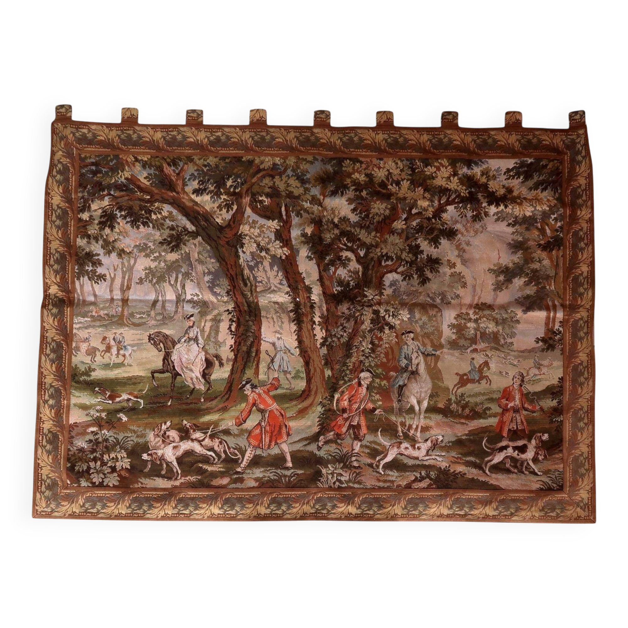 Mid-century German tapestry wall hanging 156cm x 214cm, 1950s