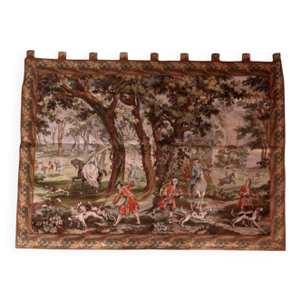 Tapisserie murale allemande du milieu du XXe siècle, 156 cm x 214 cm, années 1950