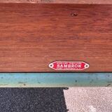 old school desk / 2-seater children's desk / vintage