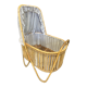 Cradle bed in vintage rattan