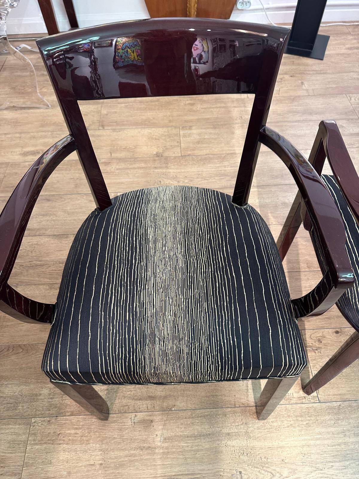 Pair of armchairs attributed to Jules Leleu