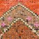 3X10 Peach Orange Turkish Runner Rug, 88x306Cm