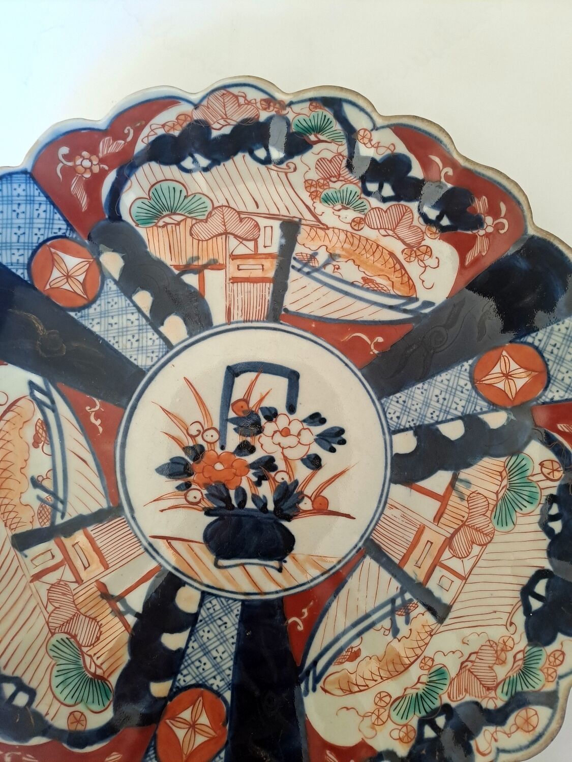 Imari porcelain plate 19th century