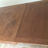 Rocaille table in carved solid oak