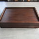 Old wooden jacquet/backgammon game