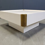 Vintage coffee table attributed to Willy Rizzo, 1970s