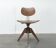 Mid-Century swivel armchair SE 40 German design by Egon Eiermann for Wilde + Spieth, 1950s.