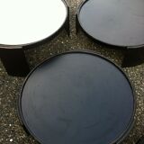 Low tables with reversible trays