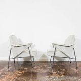 Pair of "bat" armchairs by wchód zadziele, 1960s