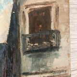 Vintage stream panel oil