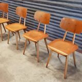 Set of 4 chairs edited by ton 1960