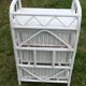 Peacock white rattan headboard 140 + chest