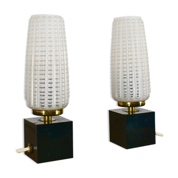 Paire de lampes de table du milieu du siècle, années 1960