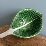 Cabbage sauceboat in barbotine Portugal