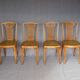 Set of 6 THONET chairs N°732 - 1914 - new canework - Viennese Secession.