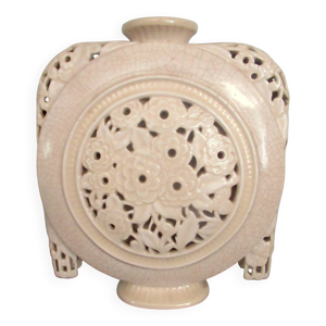 Vase Art Déco en faïence