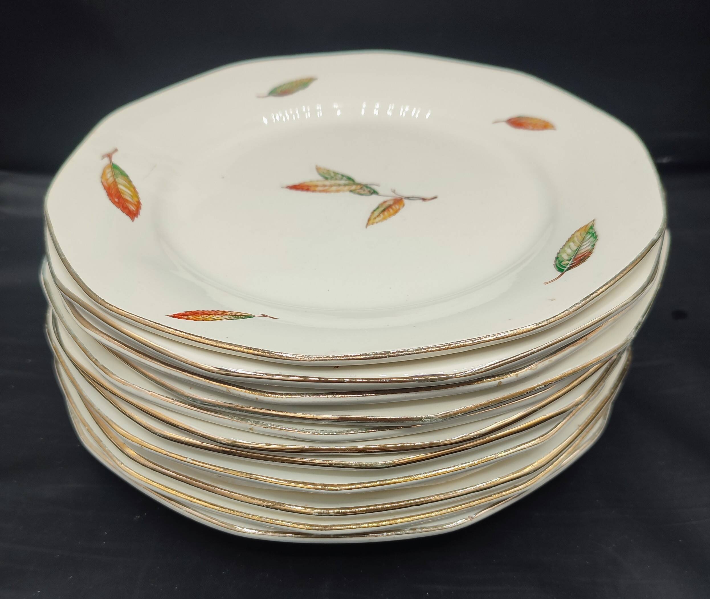 24-piece service Digoin & Sarreguemines Model "Nemours" Vintage