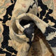 Oriental Ziegler rug: 1.96 x 2.10 Metres - Handmade Wool "Galerie Sardje"