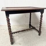 19th-century solid walnut desk.