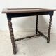 19th-century solid walnut desk.