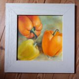 Still life painting "peppers"