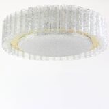 Superb glass tube ceiling light from Murano by Doria, Germany, 1960s.
