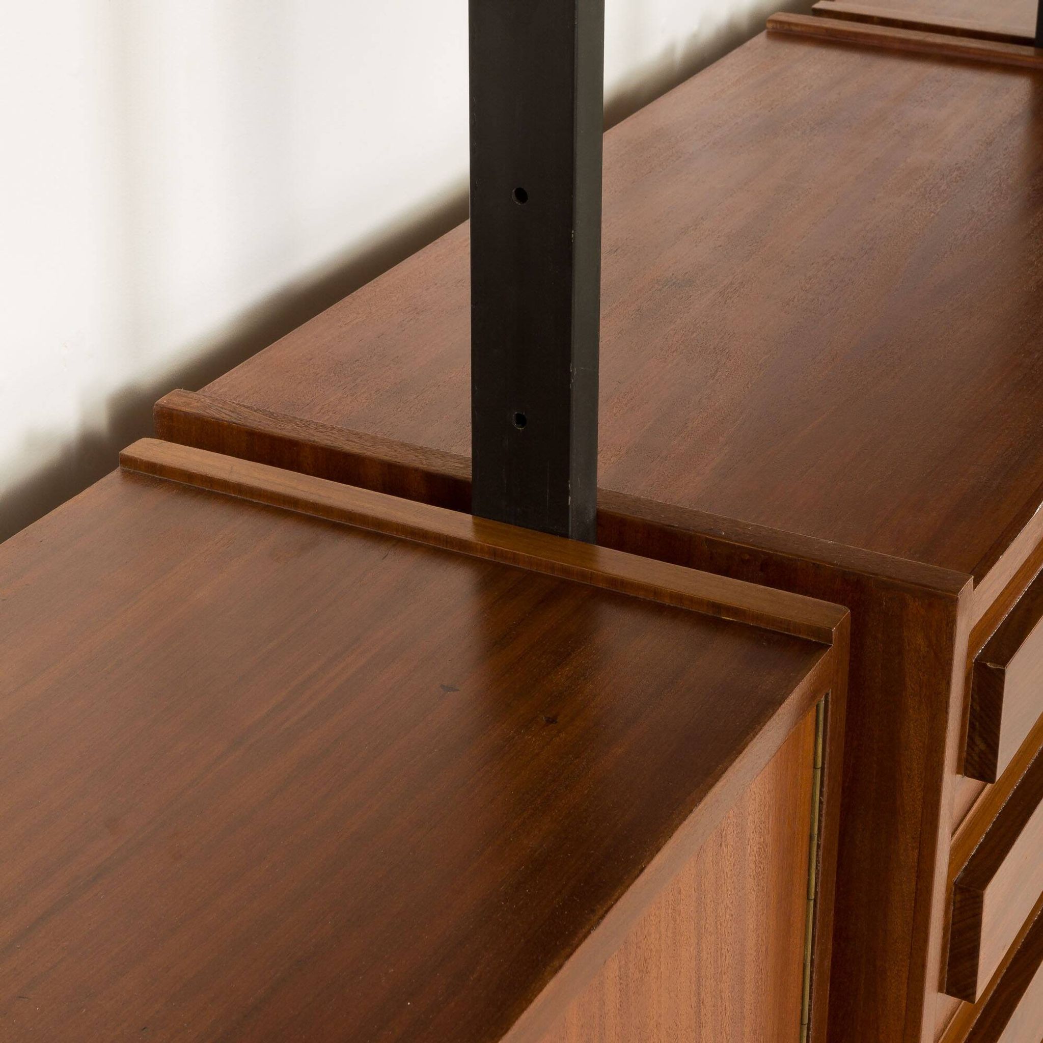 Italian mid century  floor to celling room divider or a bookcase.