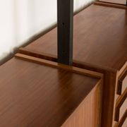 Italian mid century  floor to celling room divider or a bookcase.