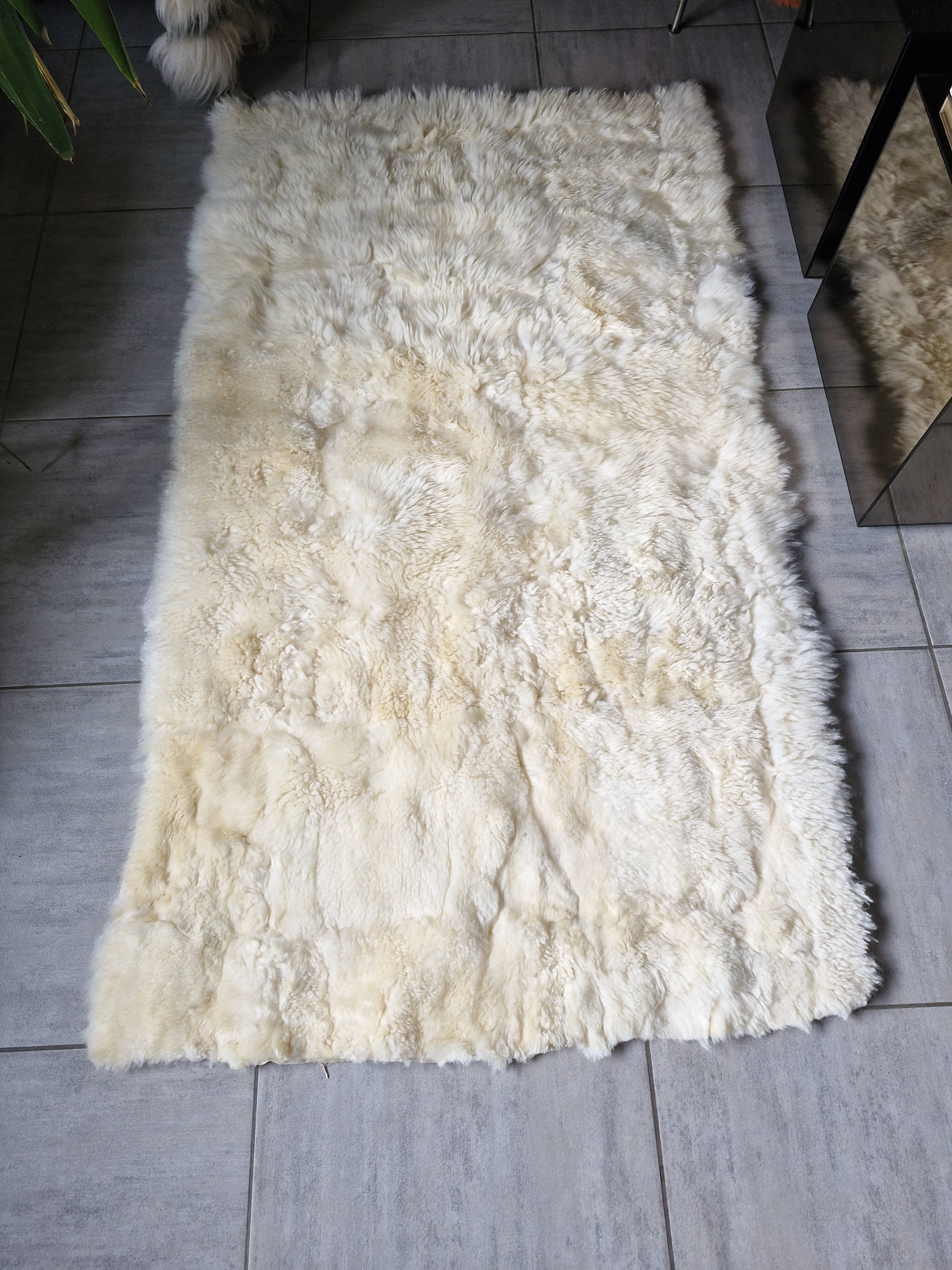 Tapis en peau de mouton Néo-zélandais